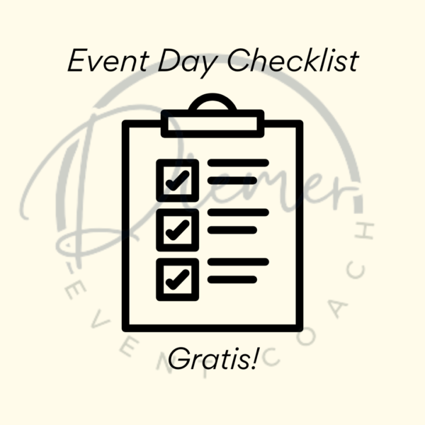 event day checklist