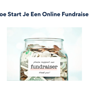 Online Fundraiser Organiseren